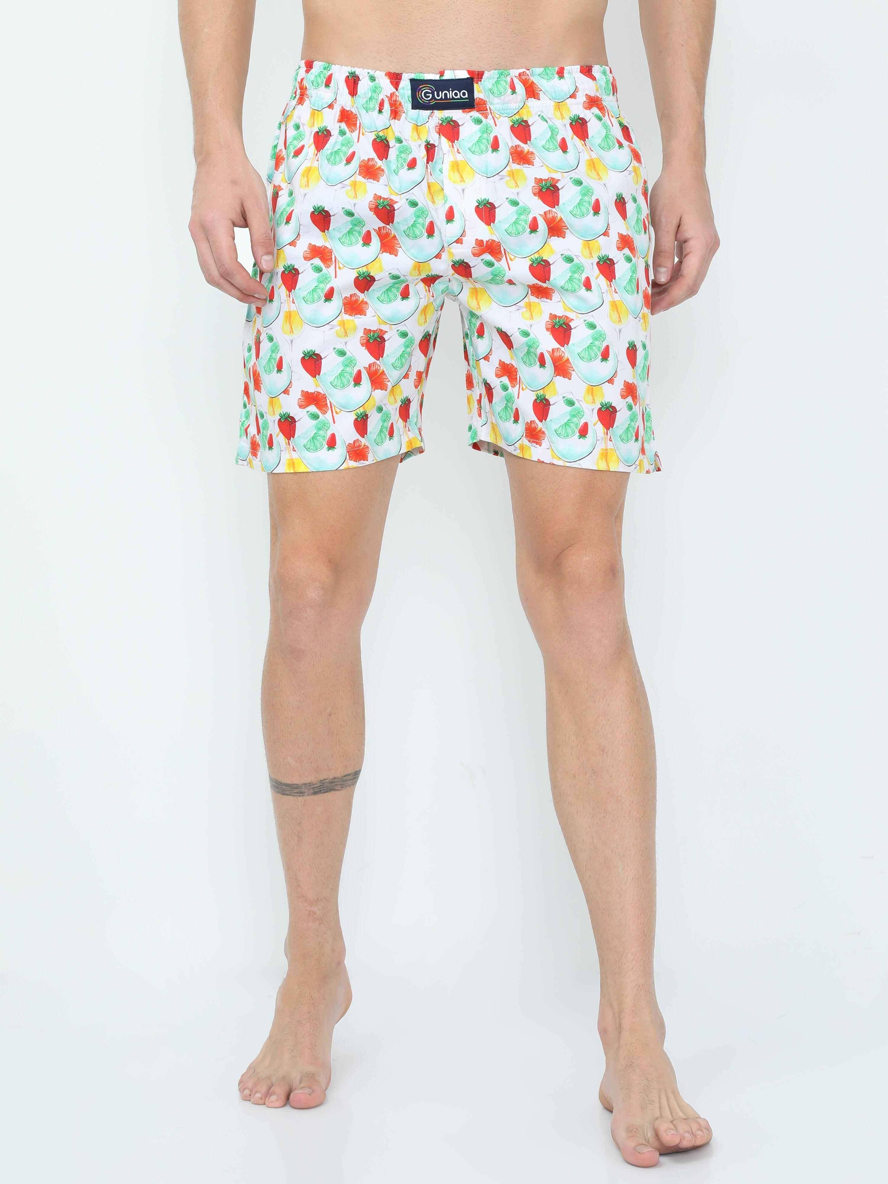 Strawberry Digital Printed Men's Boxer - Guniaa Fashions