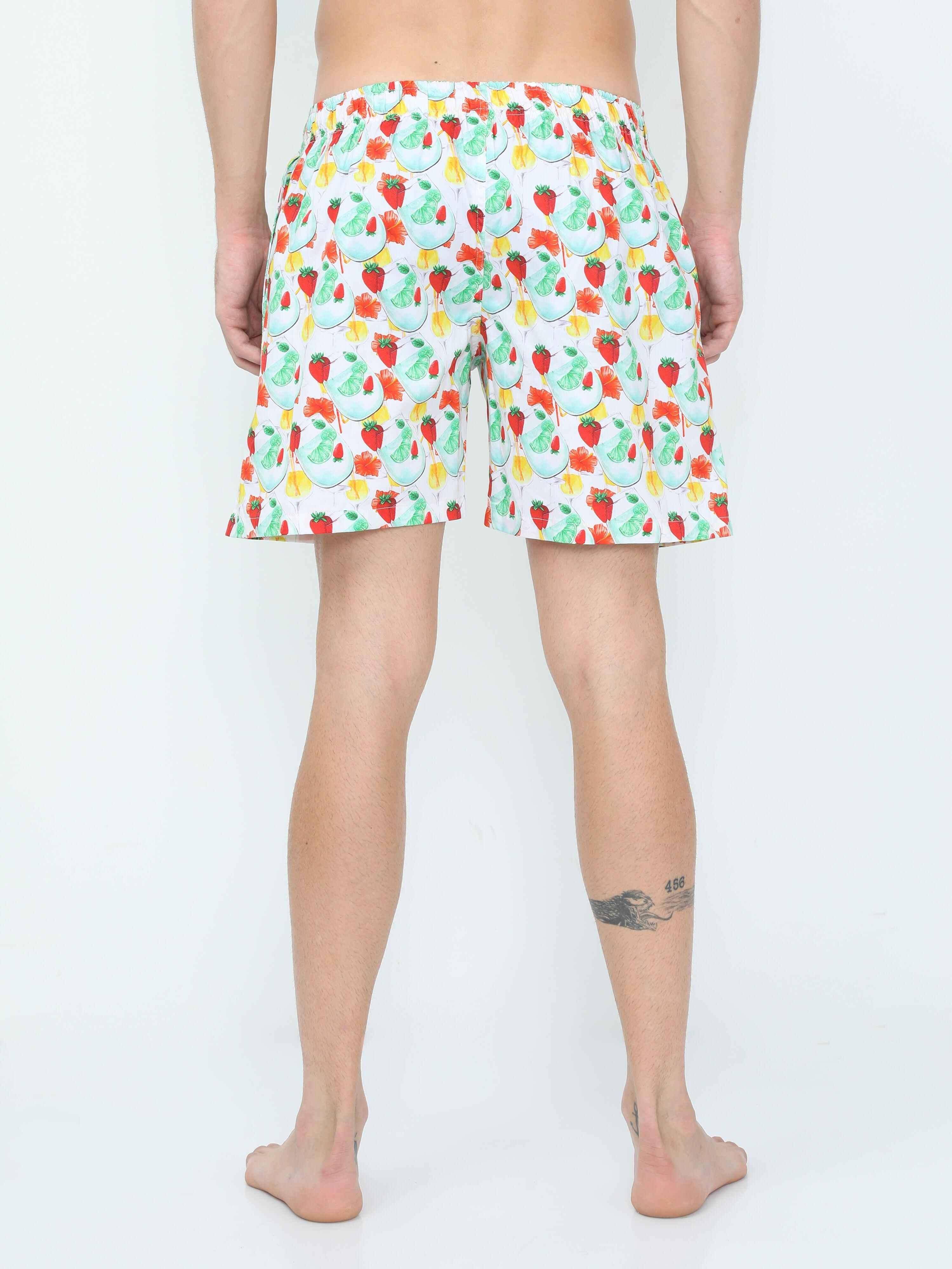 Strawberry Digital Printed Men's Boxer - Guniaa Fashions