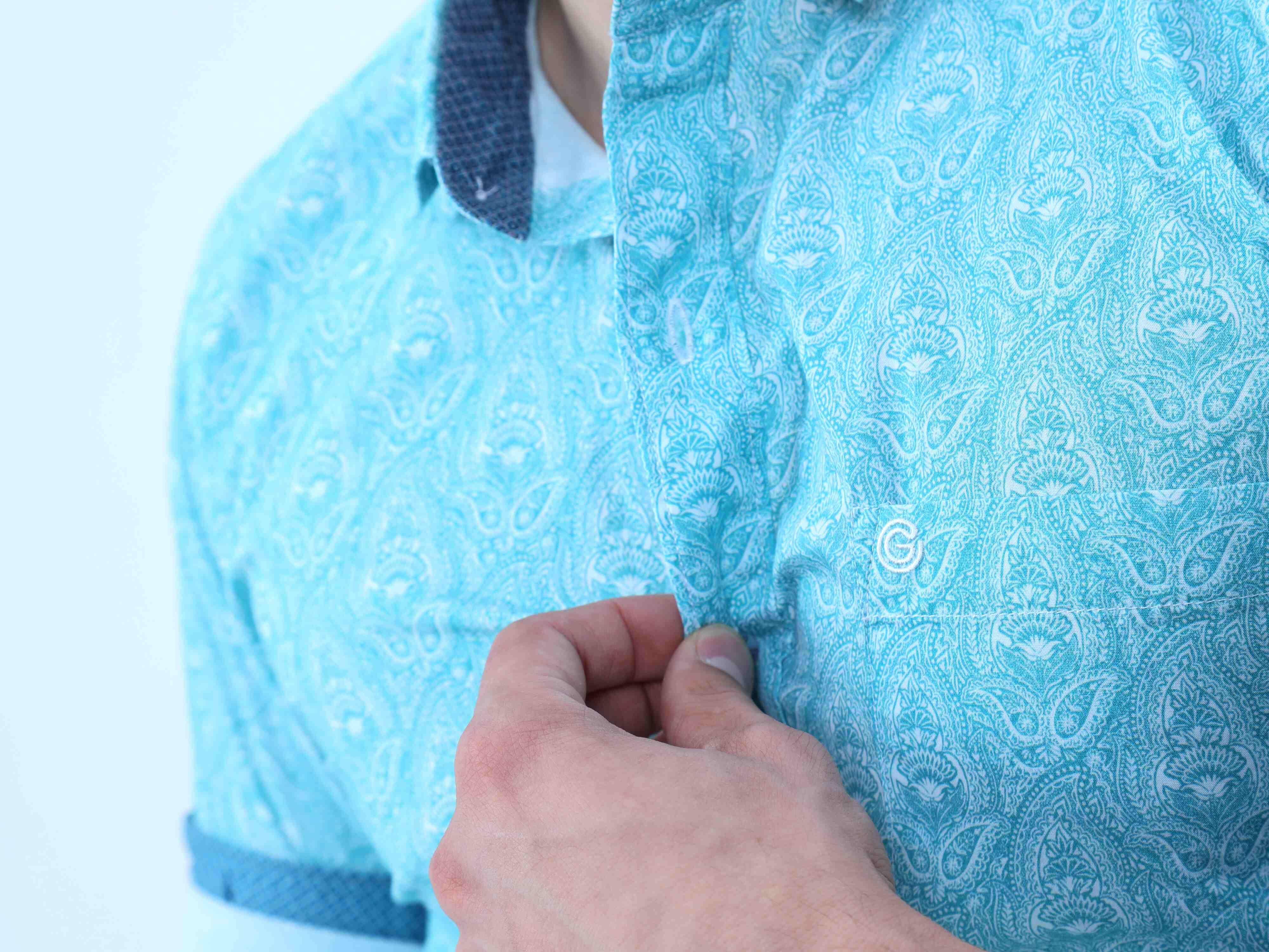 Tiny Paisley Digital Printed Shirt - Guniaa Fashions