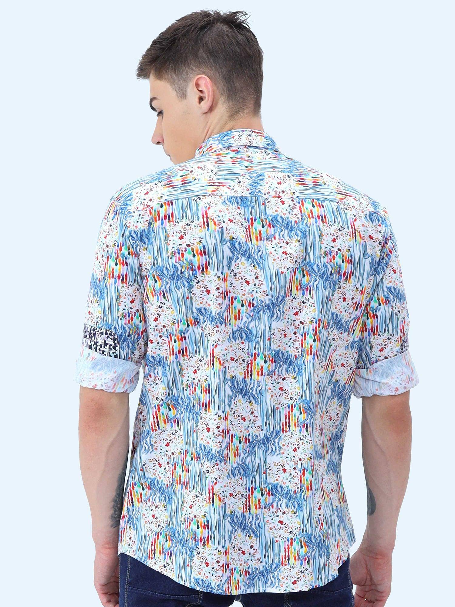 Vangogh Men's Printed Casual Shirt - Guniaa Fashions